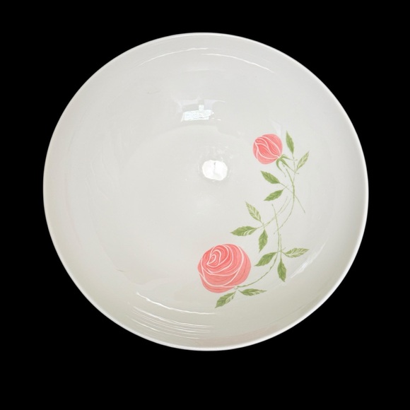Vintage Franciscan Pink-a-Dilly 10” Serving Bowl MCM 1950’s Vegetable Bowl - Picture 1 of 5